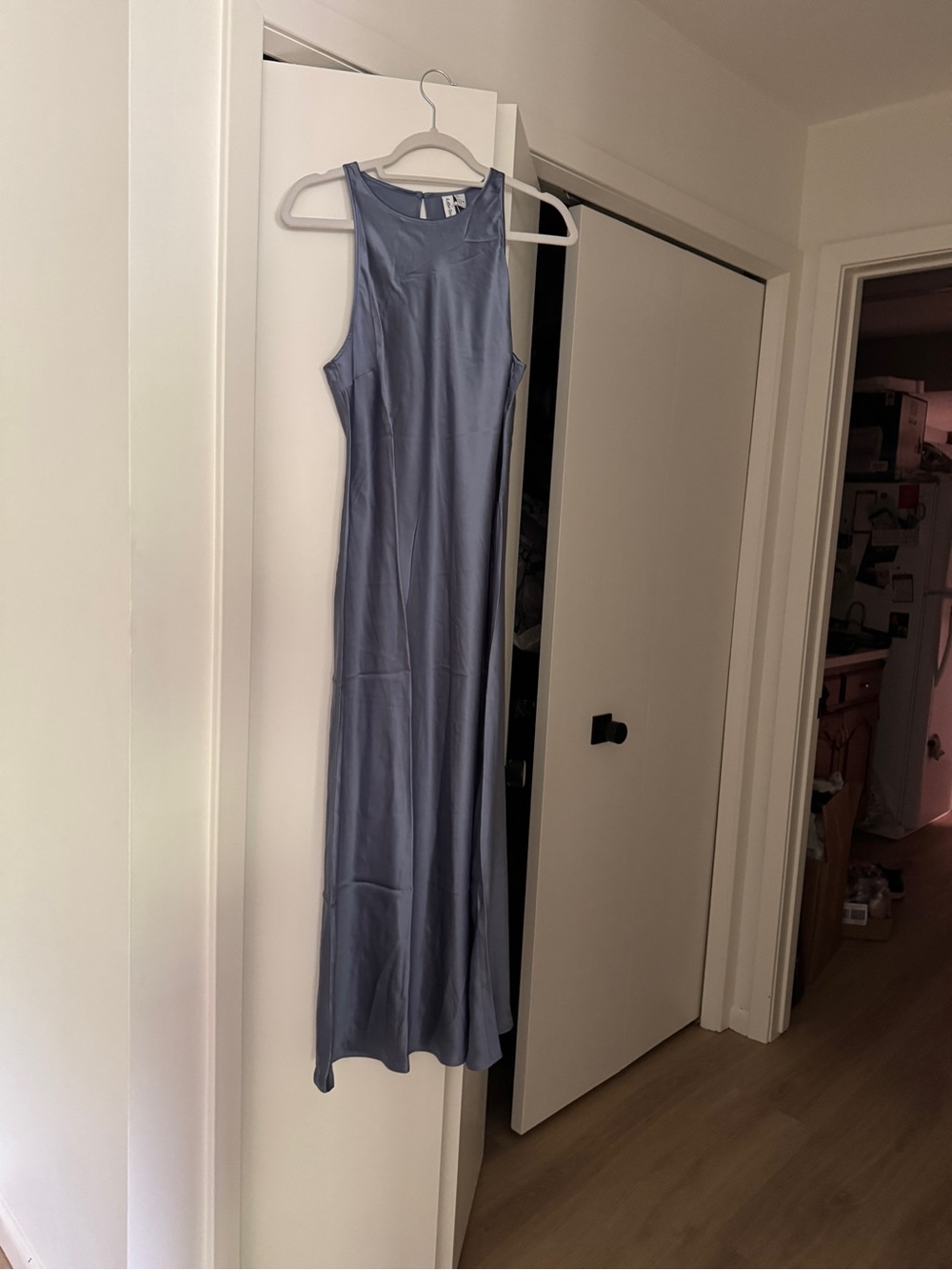 & Other Stories Sleeveless Satin Midi Dress - Bias Cut - (NWT) - Picture 5 of 7